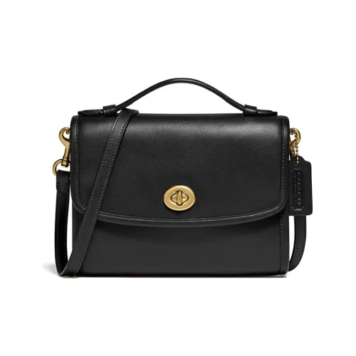 COACH Kip Leather Messenger bag Adidas Handbag Adidas Shoulder bag Adidas Crossbody bag Adidas Women's Black