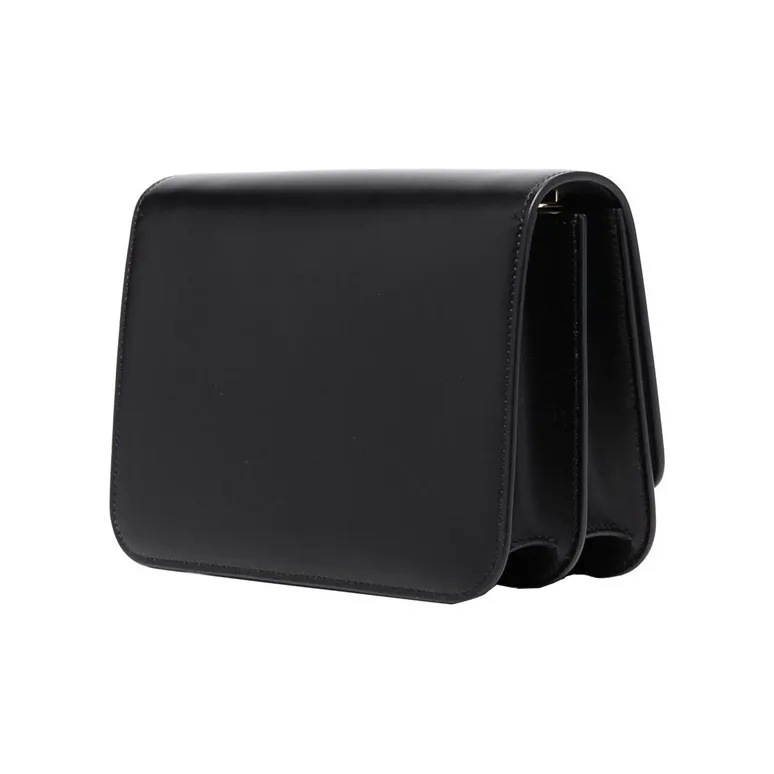 Burberry Leather Shoulder Bag Crossbody Bag Regular Women's Black-1