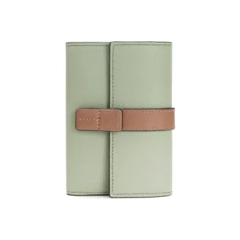 LOEWE Calfskin Wallet Women's Light Green
