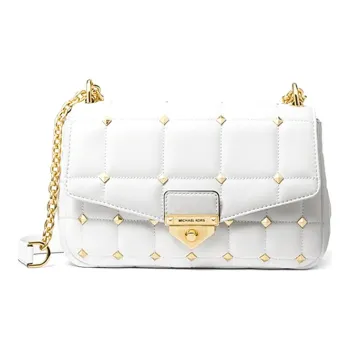MICHAEL KORS Soho Sheepskin Crossbody Bag, Shoulder Bag Women's White
