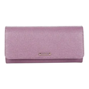FENDI Leather Wallet, Wallet Women's Light Purple Candy