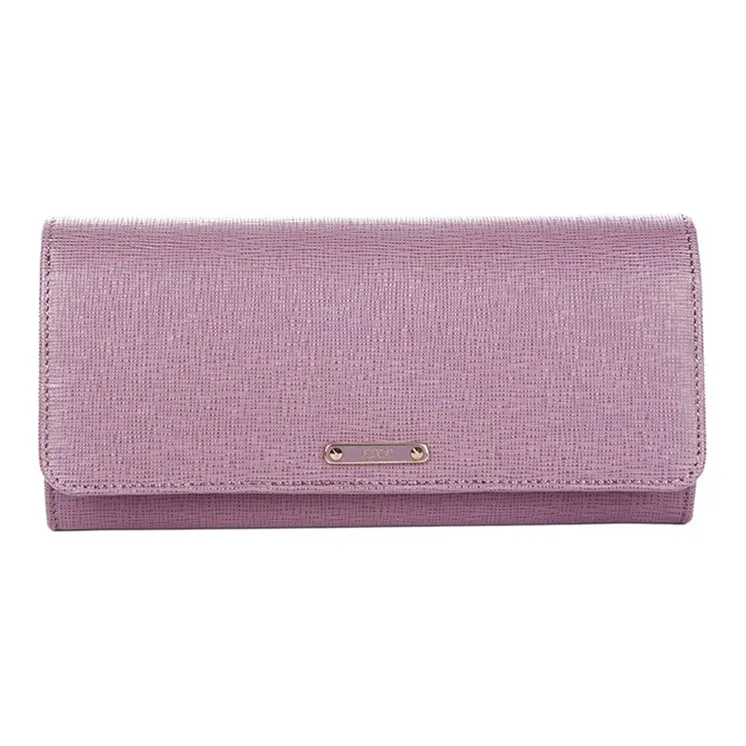 FENDI Leather Wallet, Wallet Women's Light Purple Candy-0