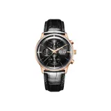 RGA1699-Gold Case Black Dial Black Belt