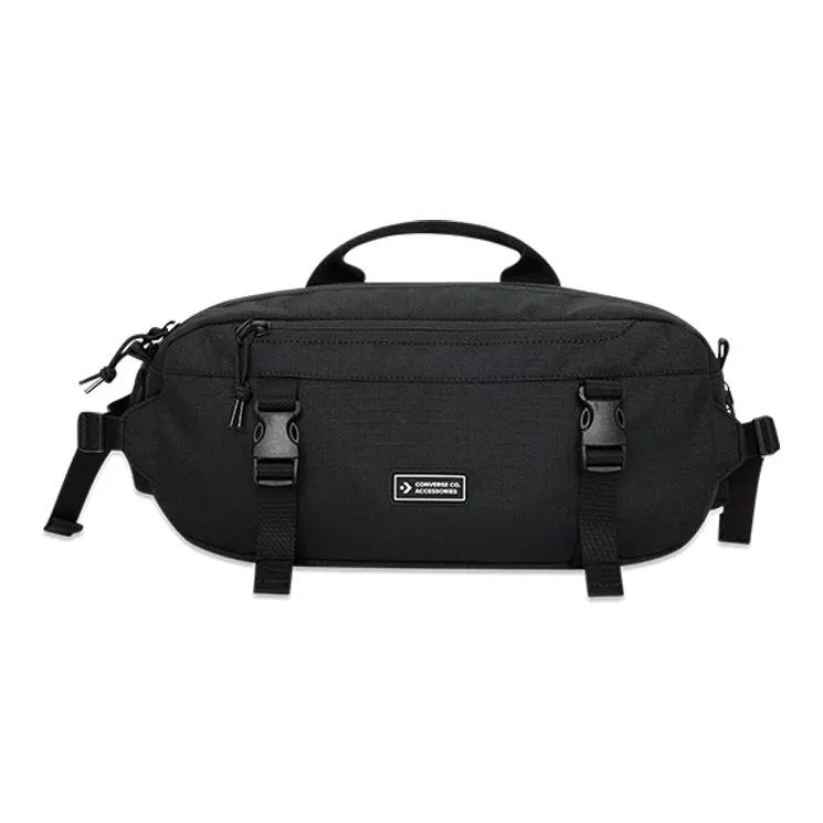 Converse Fabric Fanny Pack Crossbody Bags Regular Unisex Black-0