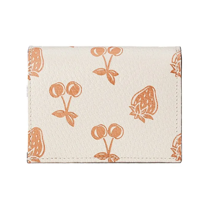 GUCCI Marmont Leather Wallets Card Holders Women's White-2