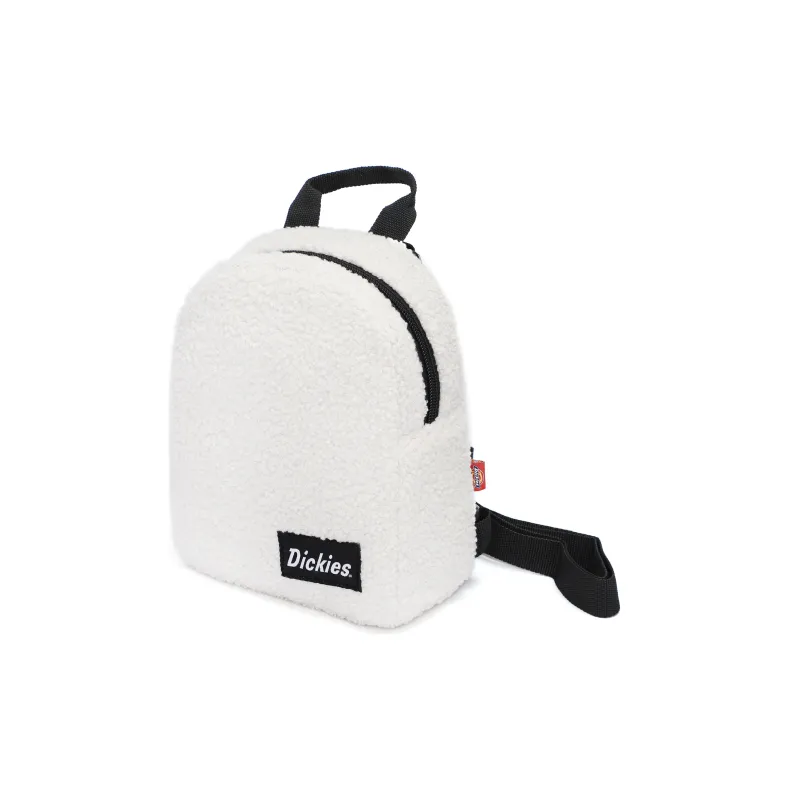 Dickies Sherpa Polar Fleece Backpack Mini Unisex White-0