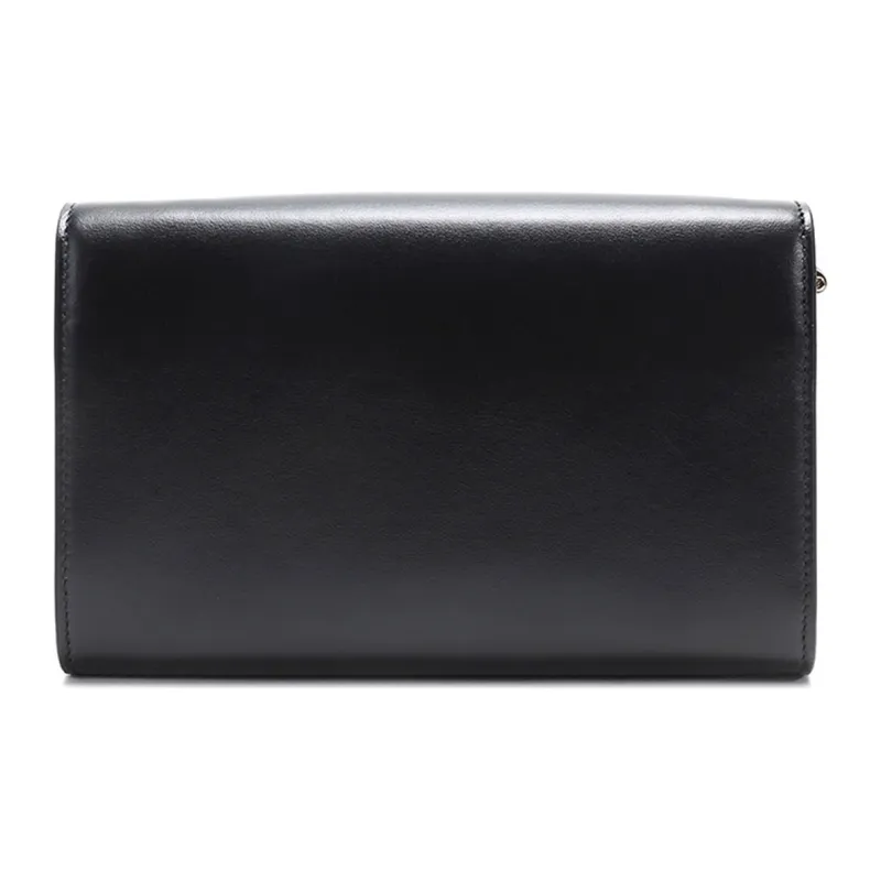 FERRAGAMO Cow Leather Crossbody Bag Women's Black-3
