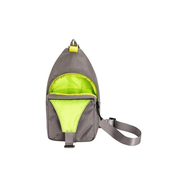 Anta Polyester Sling Bag Regular Unisex Gray-3