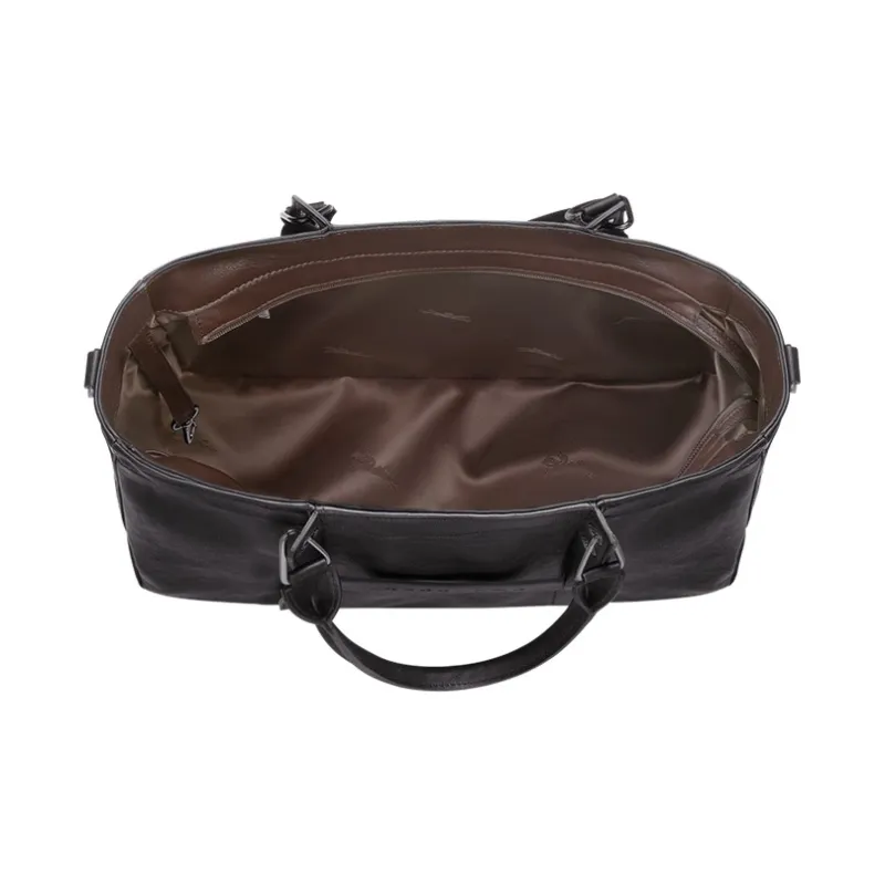 LONGCHAMP 3D Cow Leather Crossbody Bags Handbags Small Size Unisex Black-3
