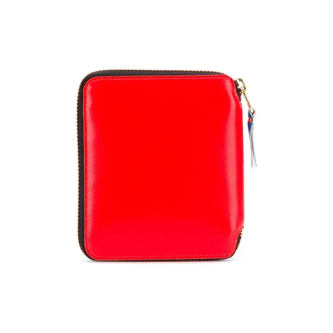 CDG Leather Wallet Regular Women's Orange Red-1