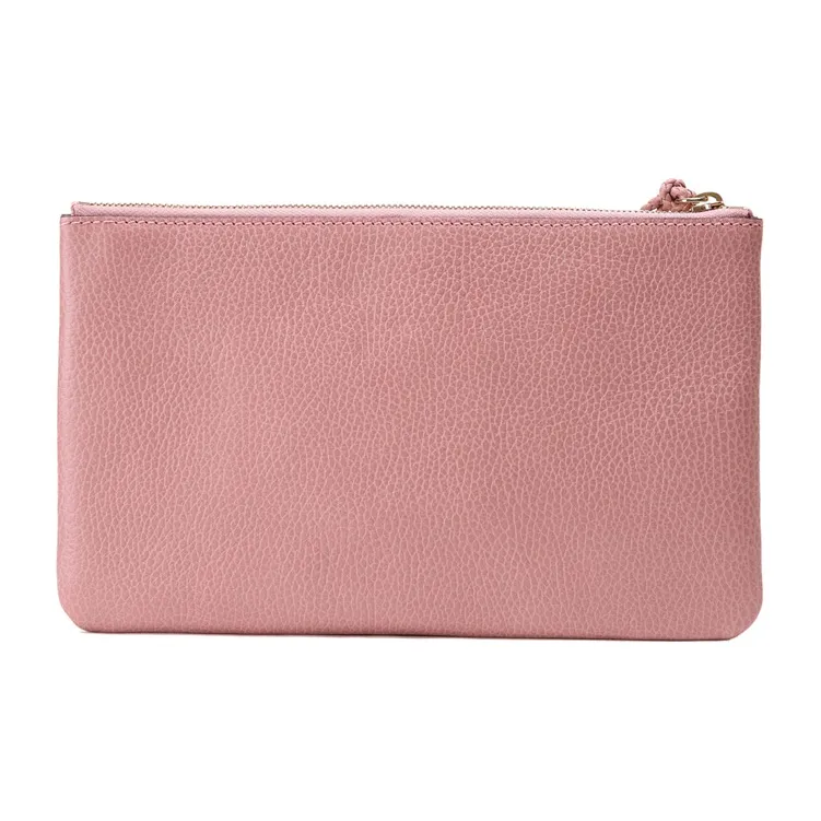 GUCCI Leather Clutch Women's Pink-3