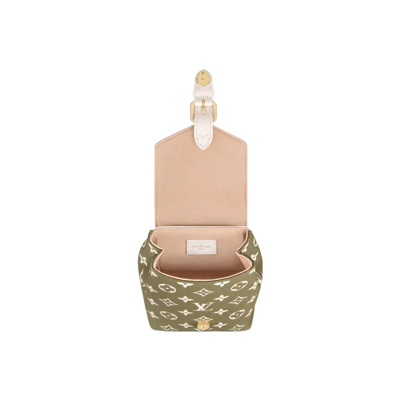LOUIS VUITTON Tiny Backpack Khaki Green/Beige/Cream-2