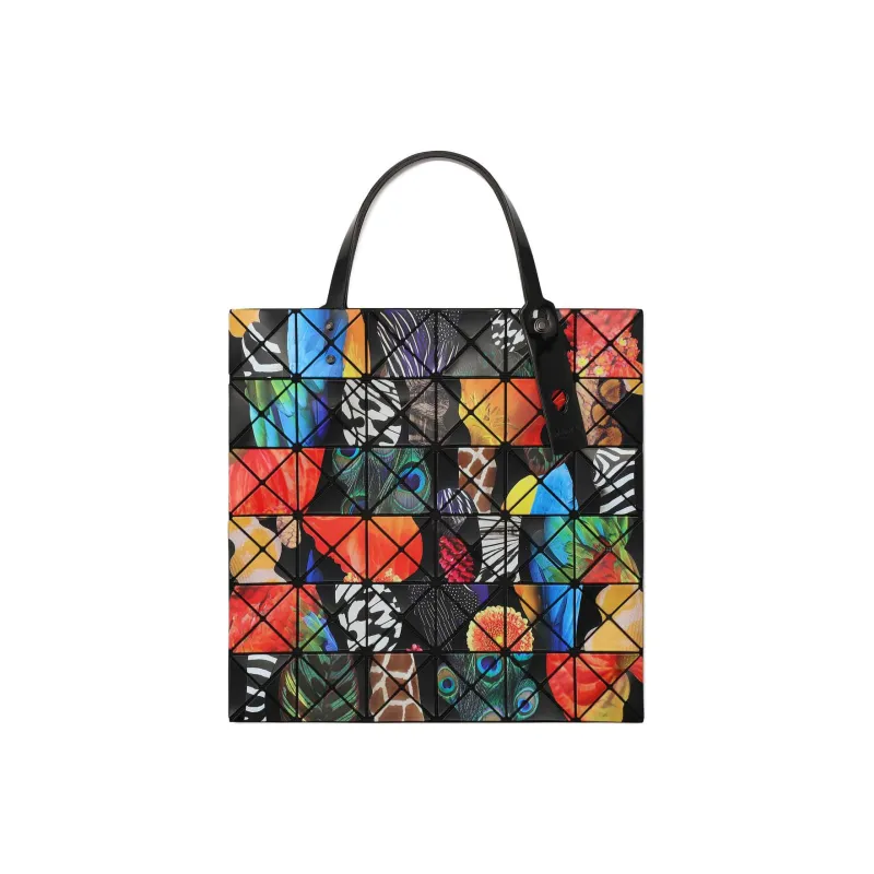 ISSEY MIYAKE Vinyl Chloride Resin Tote Bag Shopping Bag Handbag Shoulder Bag Women's Black-4