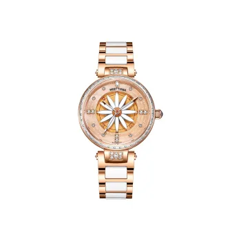 REEF TIGER Automatic Mechanical Movement Watch Women's Watch Pink Watch Dial RGA1599 MF