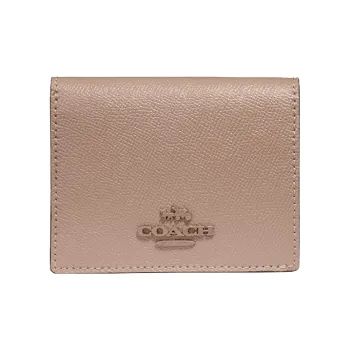 COACH Snap Wallet Leather Wallet Small Size Women's Macaron Khaki