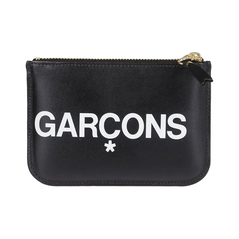 Comme Des Garcons Huge Logo Wallet Red-0