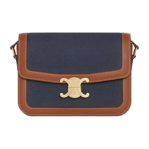 CELINE Triomphe Shoulder Bags
