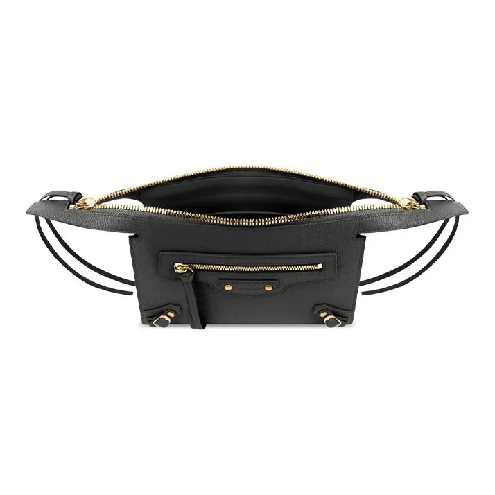 Balenciaga Neo Classic Cow Leather Crossbody Bag, Shoulder Bag Women's Black-4