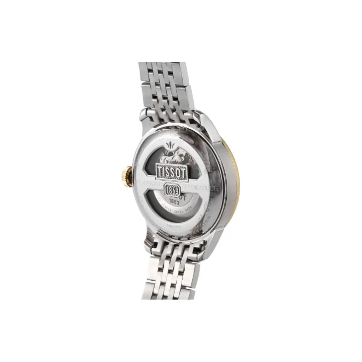 TISSOT Le Locle Collection Men's Watches Watch Automatic Mechanical Movement 39.3mm Silver Dial Steel Strap-1
