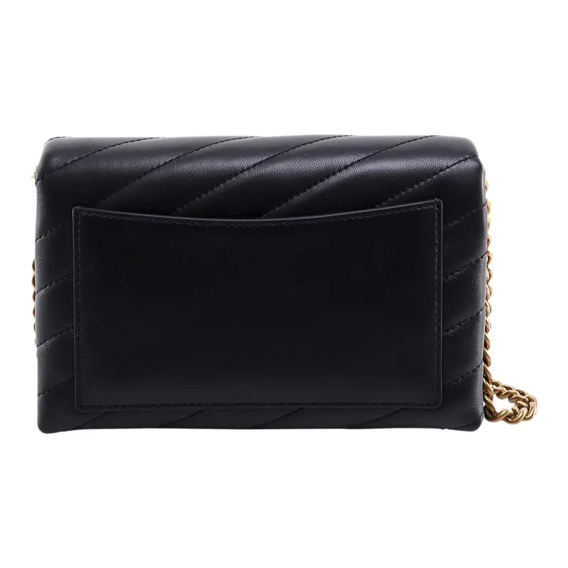 TORY BURCH Kira Leather Crossbody Bag Shoulder Bag Women's Black-3