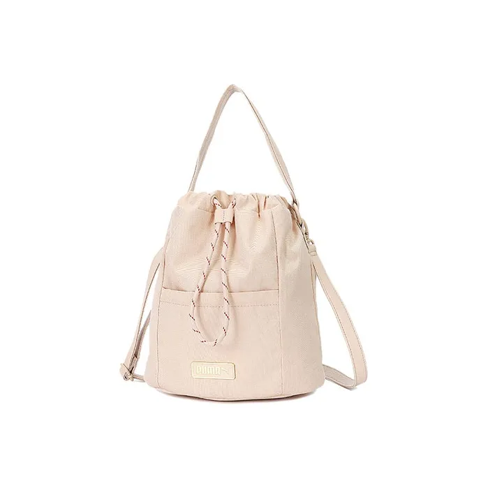 PUMA Fabric Bucket Bags One Shoulder Handbags Regular Women's Quicksand-0