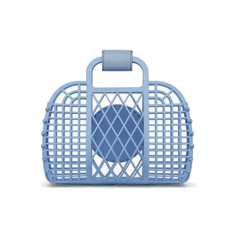 FENDI Recycling Plastic Handbag Mini Women's Blue-2