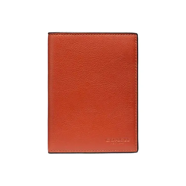 COACH Passport Case Passport Holders Orange-0