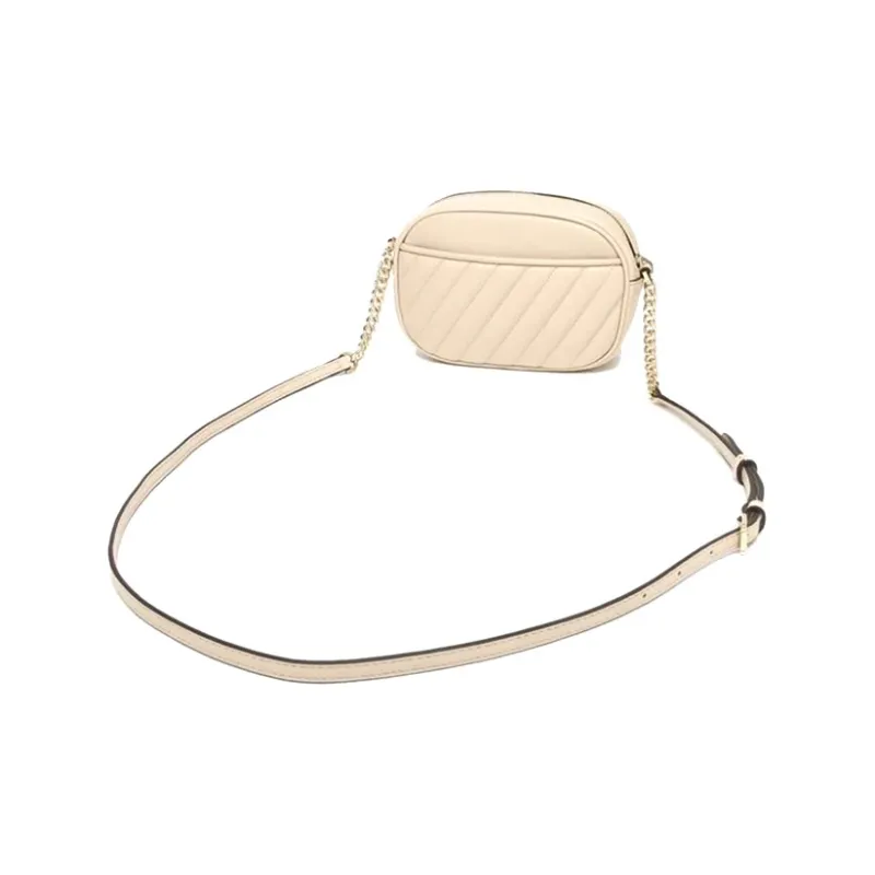 MICHAEL KORS MICHAEL KORS Handbag Collection Rose Leather One Shoulder Handbag, Crossbody Bag Women's Cream White-3