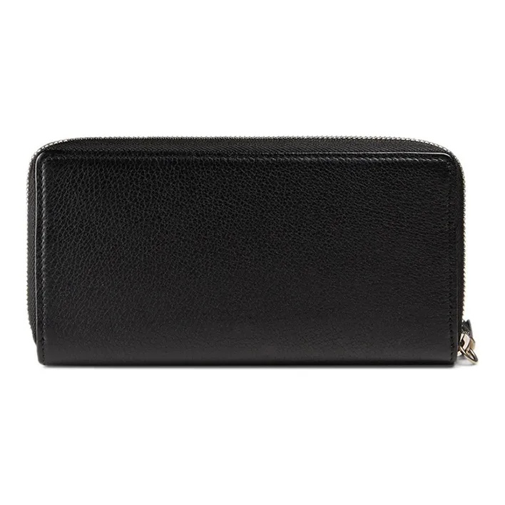 GUCCI Soho Leather Wallets With Money Clip Women's Black-1