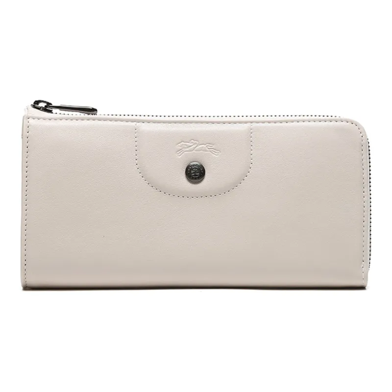 LONGCHAMP Le Pliage Sheepskin Wallet Women's Pink White-0