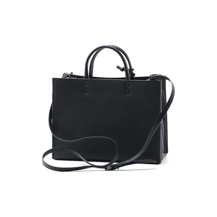 Balenciaga Leather Crossbody Handbag Regular Women's Black-1