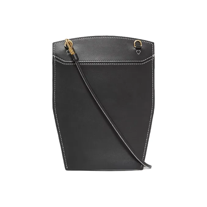 Burberry Leather Cell Phone Pouch Women's Black-2