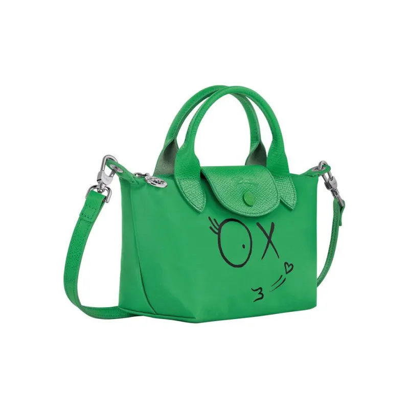 LONGCHAMP Dumpling Bag, Handbag, Crossbody Bag Mini Women's Green-2