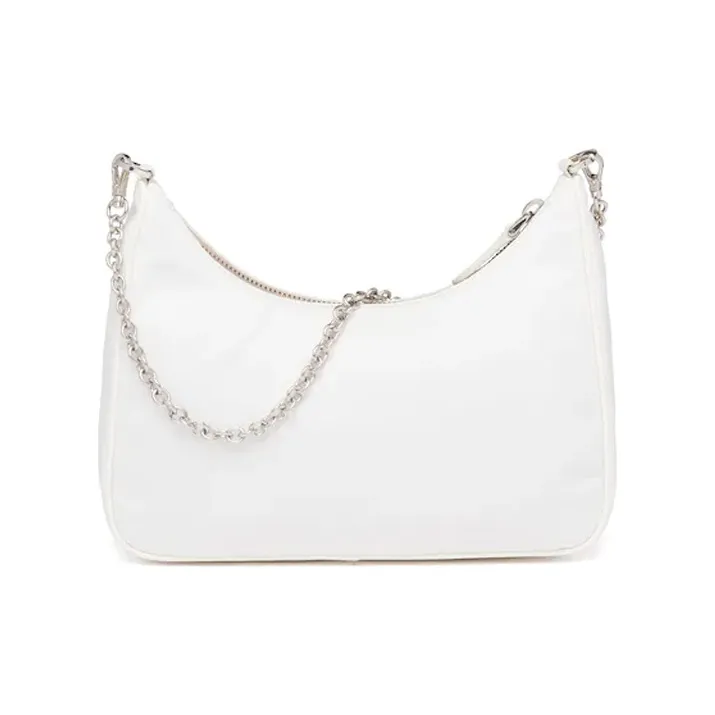 PRADA Re-Edition Nylon Shoulder Bag Crossbody Bag Regular Women's White-2