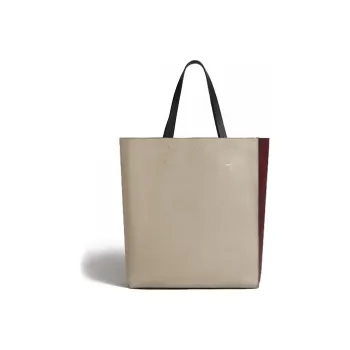 MARNI Calfskin Handbag Handbag Women's White And Red