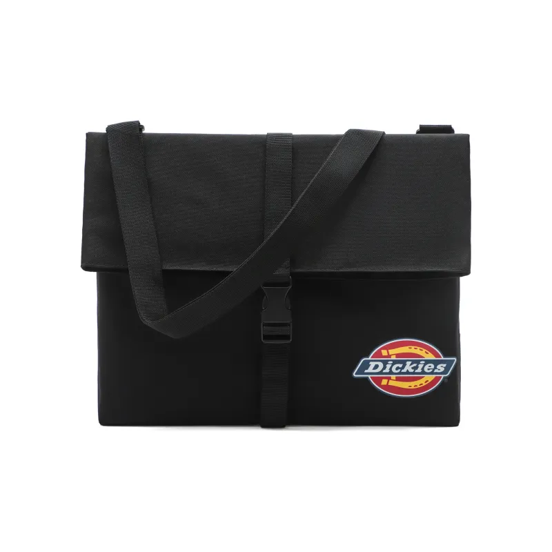 Dickies Polyester Messenger Bag, Crossbody Bag Regular Unisex Black-0