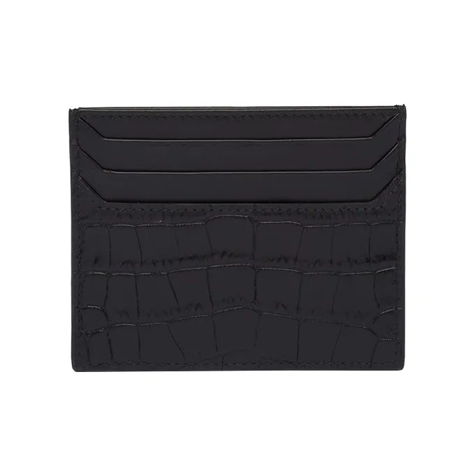 MIU MIU Matelassé Artificial Leather Wallet Women's Black-3