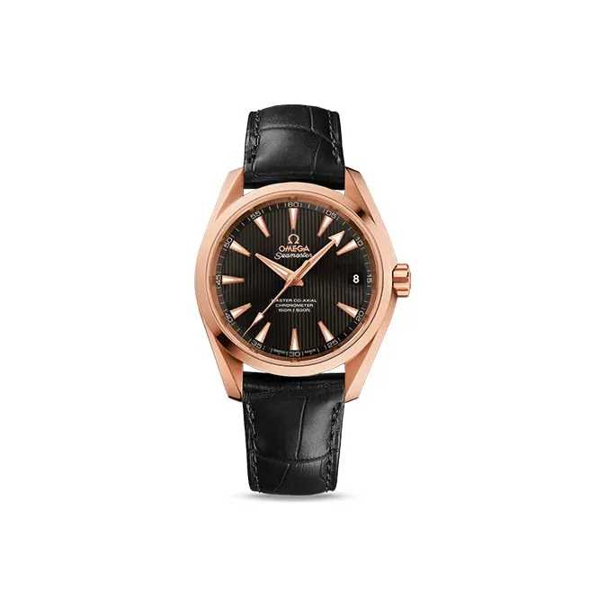 OMEGA AQUA TERRA 150 Meters Automatic Mechanical Movement Women's Watch Watch 38.5mm Black Dial-0