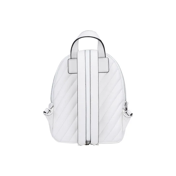 MICHAEL KORS Erin Cow Leather Backpack Women's White-2