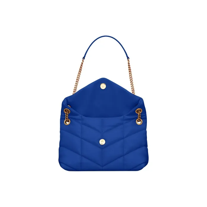SAINT LAURENT PUFFER Quilting Lambskin Cloud Bag, Pillow Bag, Crossbody Bag, Shoulder Bag Small Size Women's-4