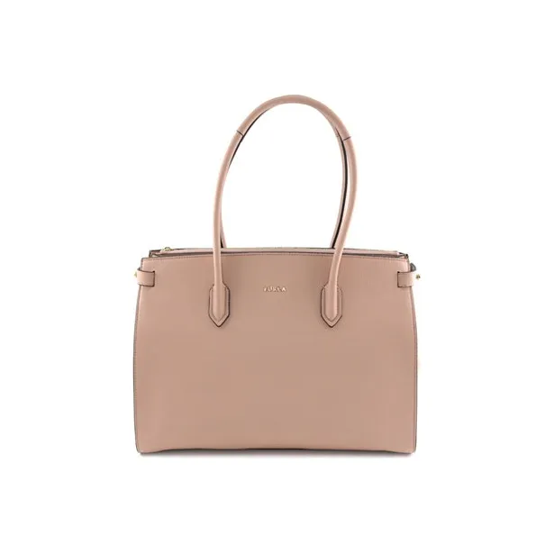 Furla Borsa Genuine Leather One Shoulder Handbag Regular Women's Smoke Pink-0