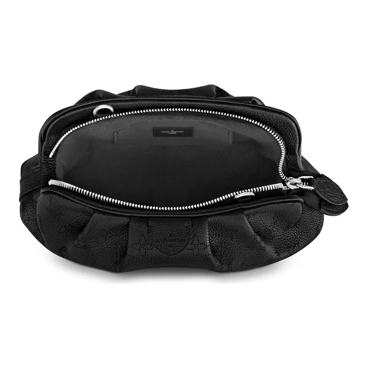 LOUIS VUITTON Scala Pouch Mini Mahina Perforated Black-3