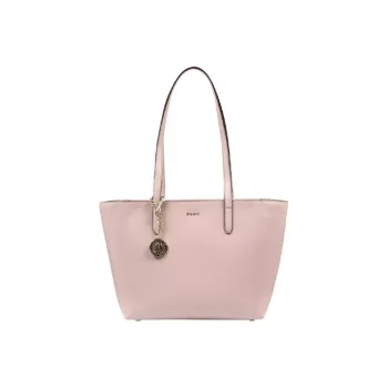 DKNY Saffiano Cow Leather Tote Bag Shopping Bag Handbag Women's Pink