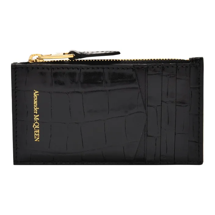 Alexander McQueen Zip Pouch 'Black'-1