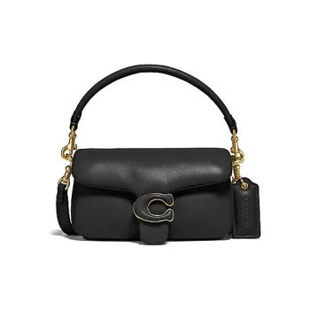 COACH Tabby Leather Cloud Bag Shoulder Bag Crossbody Bag Handbag Mini Women's Black