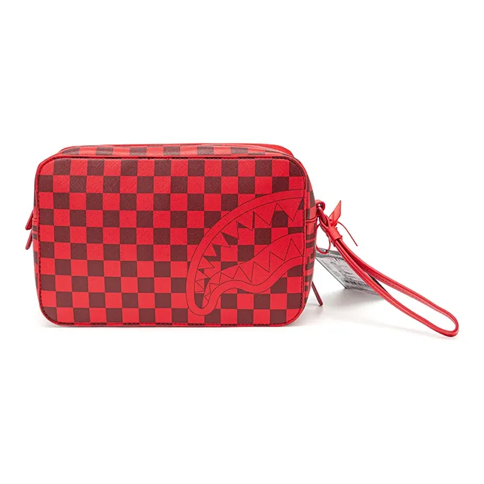 SPRAYGROUND Artificial Leather Wallets Clutches Regular Unisex Red-1