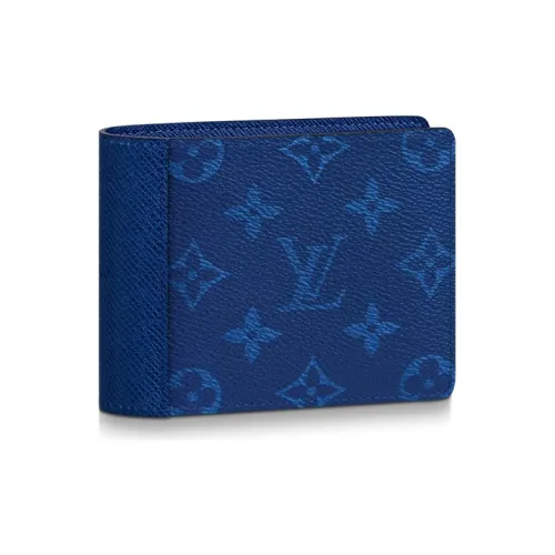 LOUIS VUITTON Multiple Wallet Navy Blue