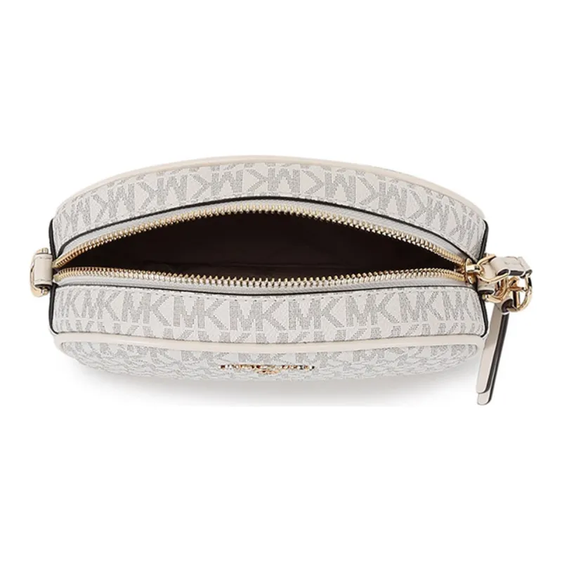 MICHAEL KORS Artificial Leather Crossbody Bag, Shoulder Bag Trumpets Women's Vanilla White-5