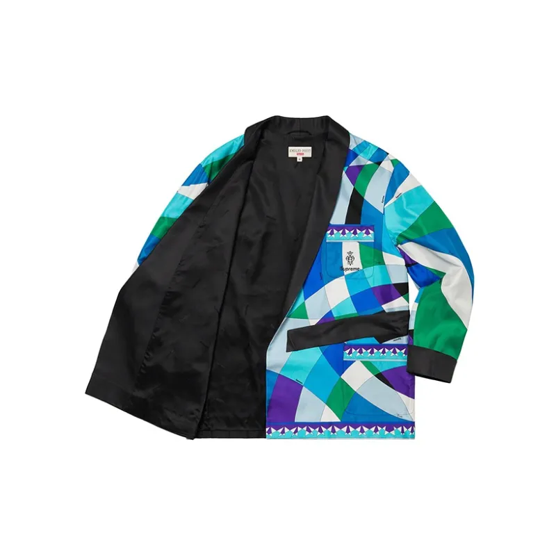 Supreme Emilio Pucci Silk Smoking Jacket-8