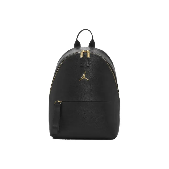 Jordan Leather Backpack Regular Unisex Black-0